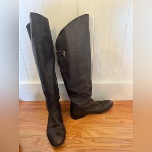 COACH Tall Brown Leather Boots